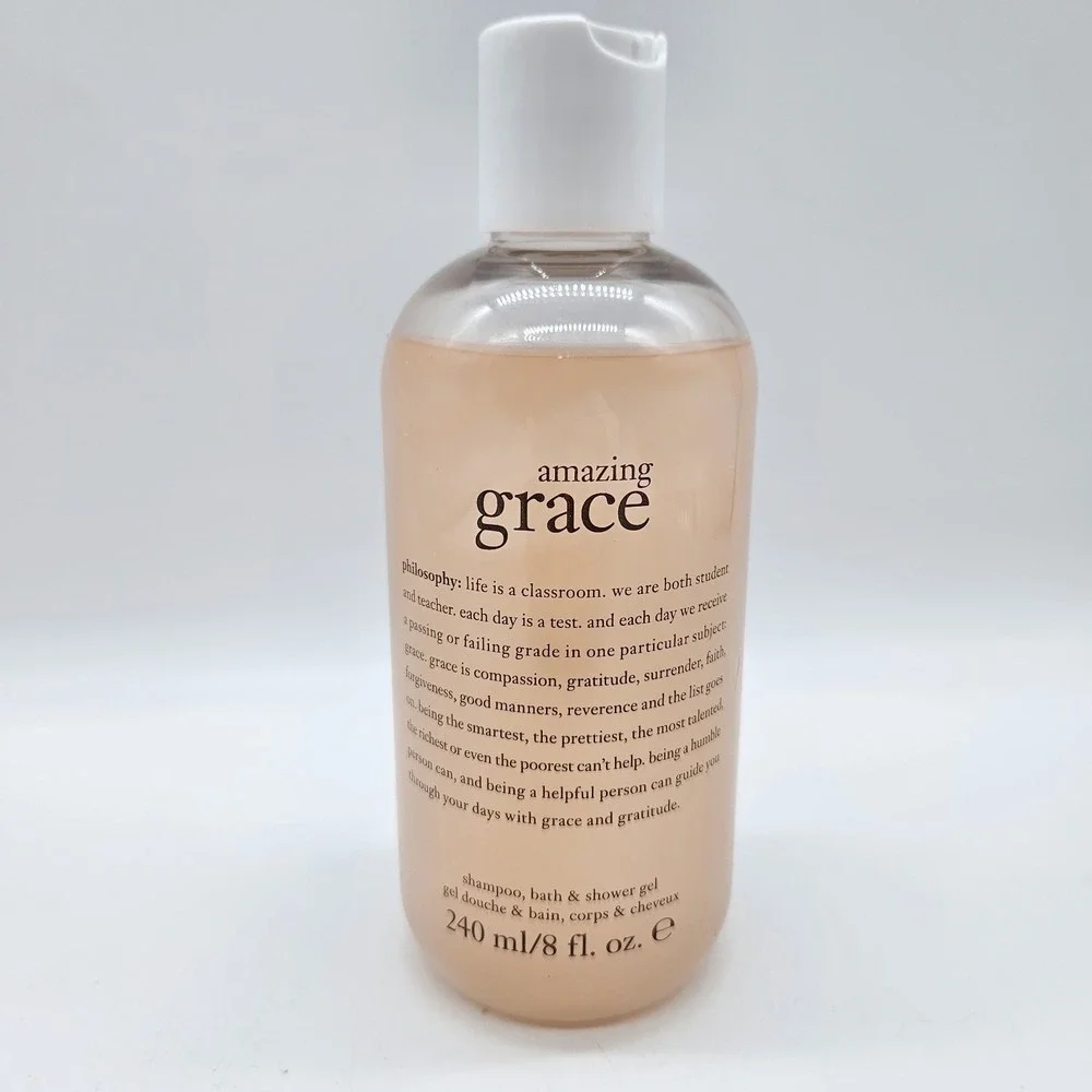 Philosophy Amazing Grace Perfumed Shampoo, Bath & Shower Gel 8 fl oz NEW Sealed